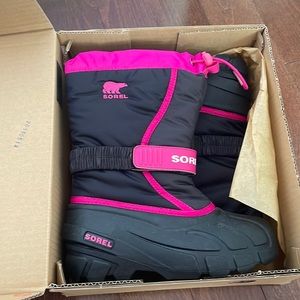 Sorel girls Youth Flurry size 1 winter boots